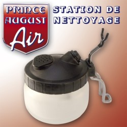 Station de nettoyage pour aérographe - PRINCE AUGUST AAG20