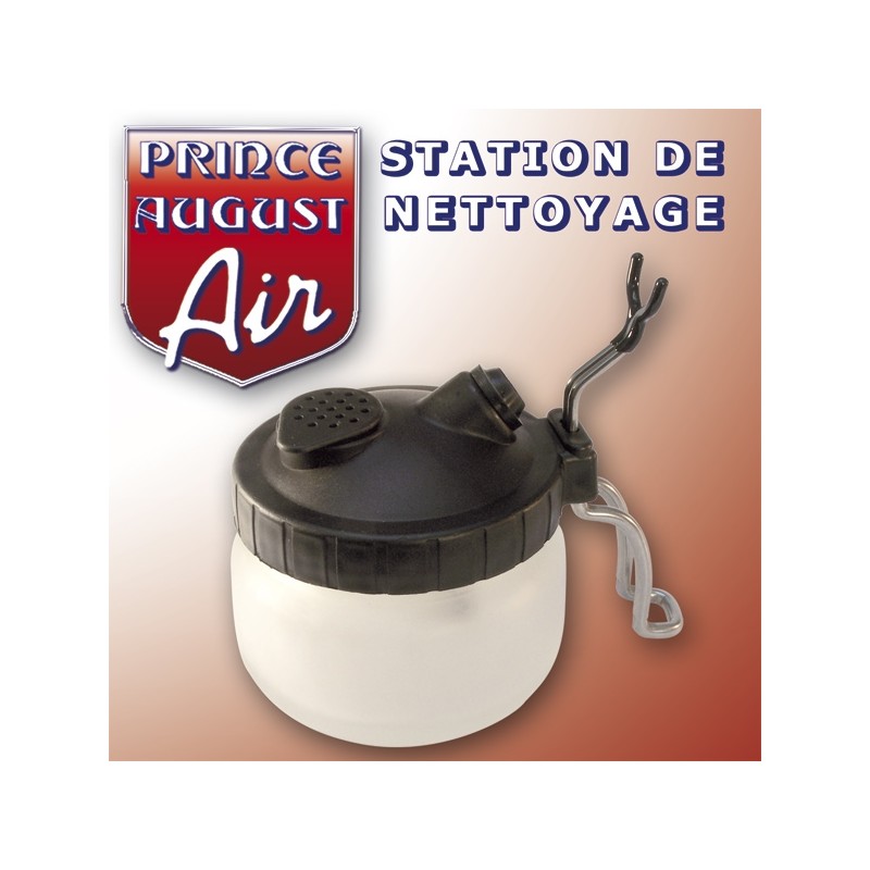 Station de nettoyage pour aérographe - PRINCE AUGUST AAG20