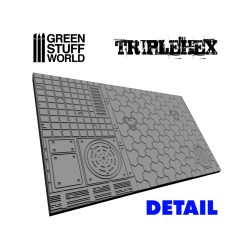 Green stuff world : Rouleau Texturé - Triple Hex - Hexagones Triple