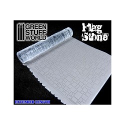 Green stuff world : Rouleau Texturé - Flagstone - Chaussée de Dalles