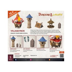 Dungeons & Lasers - Décors - Village Pack