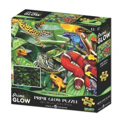 Puzzle 1000p glow in the dark reptiles prime 3d