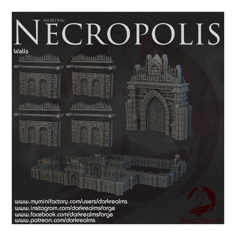 Dark Realms - NECROPOLIS- Mur d'enceinte