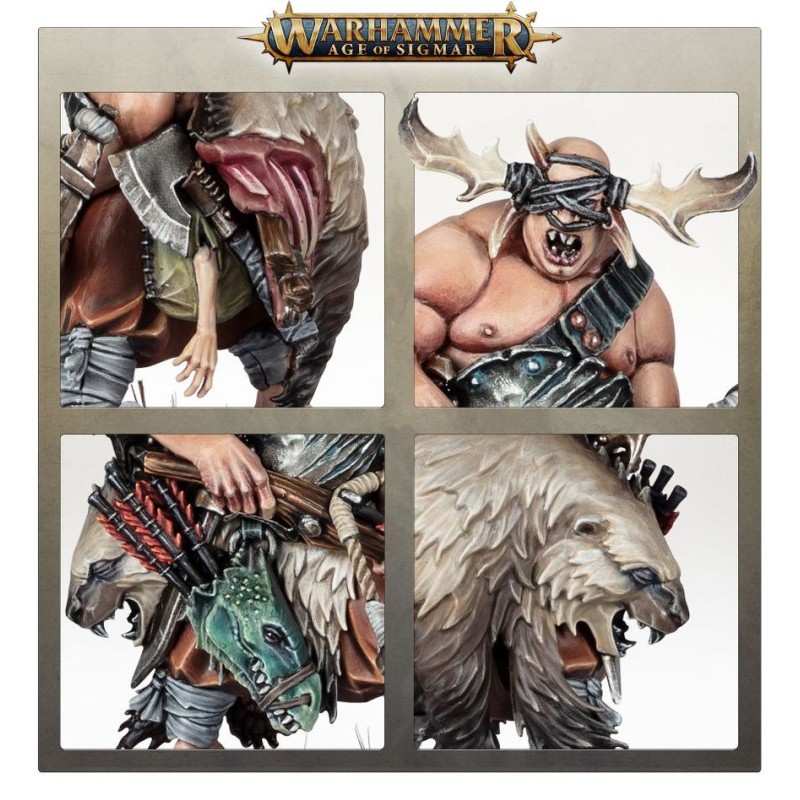 Warhammer Age of sigmar : Ogor Mawtribes - CHASSEUR DE MASSACRES