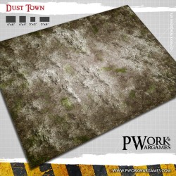 PWork : Dust Town 22x30" Neoprene - Tapis de Jeu