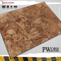 PWork : Badlands 22x30" Neoprène  - Tapis de Jeu