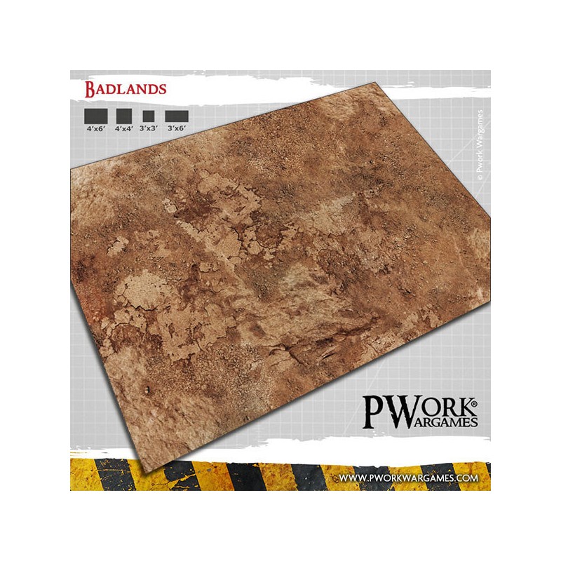 PWork : Badlands 22x30" Neoprène  - Tapis de Jeu