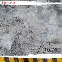 PWork : City Ruins 44x60" Neoprène -Tapis de jeu