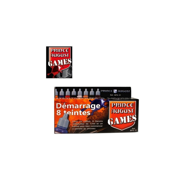 Coffret de démarrage Prince August Games 8 flacons