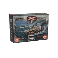 ⚓ Dystopian Wars – Minerva Battlefleet Set