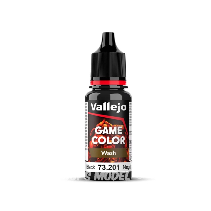 Vallejo : Game Color Wash - Black 73.201