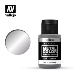 Vallejo peinture acrylique Metal Color 77.724 Argent 32ml