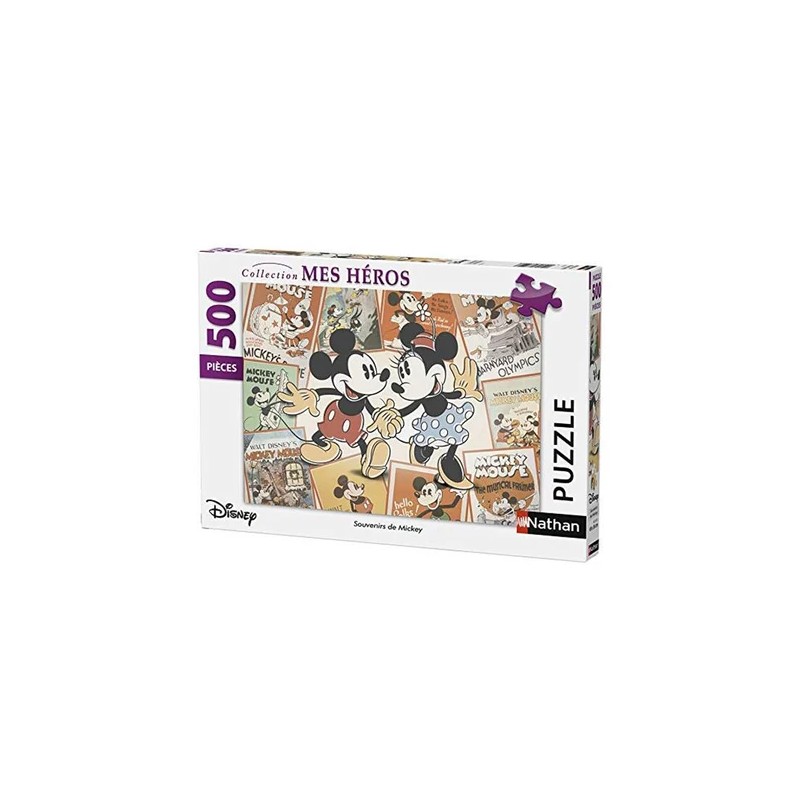 Puzzle 500 pièces - Souvenirs de Mickey