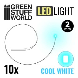 Green stuff world : Lumières LED Blanche Froide - 2mm