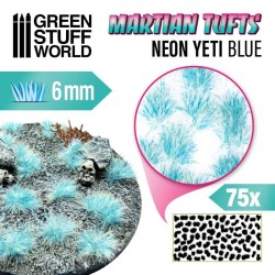 Green Stuff world :   Touffes d'herbe martienne - NEON YETI BLUE