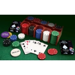 Coffret Métal Pro Poker Tout en 1