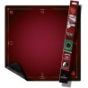 Wogamat : Tapis Tarot Prestige 60x60cm Rouge