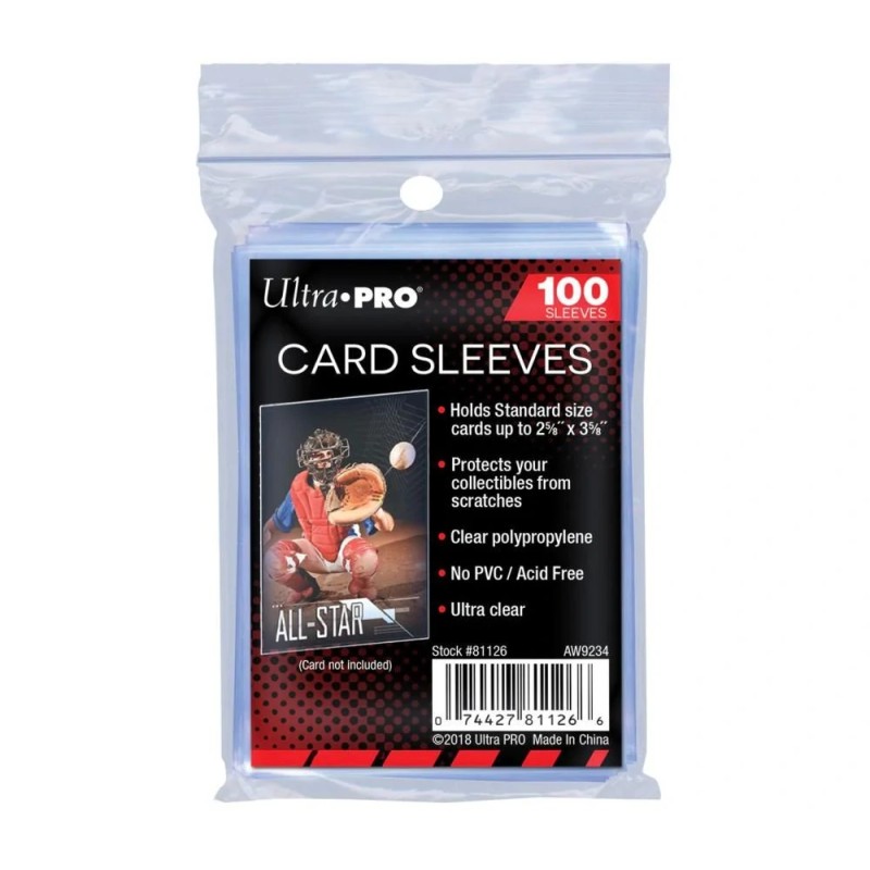 Ultra PRO : 100 sleeves Standard Soft Transparent