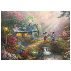 Puzzle Disney 500 pcs - Mickey & Minnie Sweetheart Bridge [59928]