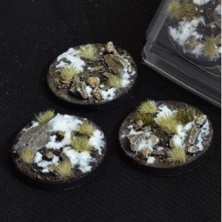 Gamer Grass : Winter Bases, Round 50mm (x3)