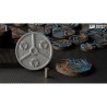 Gamers grass : Spaceship Corridor Bases, Round 50mm (x3)