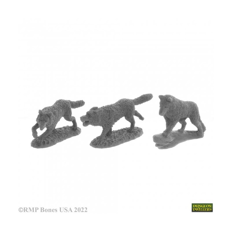 Reaper Miniatures : Wolf Pack (3)