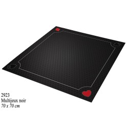 Tapis Multi 70 Coeur de Pique Excellence Noir (2923)