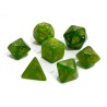 Set de 7 Dés - Miniatures - Vert Nacré