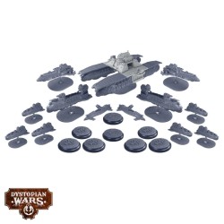 ⚓ Dystopian Wars – Vauban Battlefleet Set