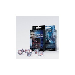 Classic RPG Dice Set - Transparent Bleu/RougE