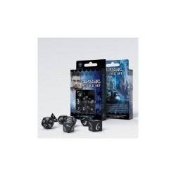 🎲 Set de Dés JDR Classique - Noir & Blanc