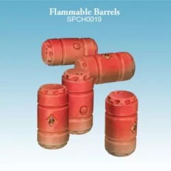 Flammable Barrels (x5)