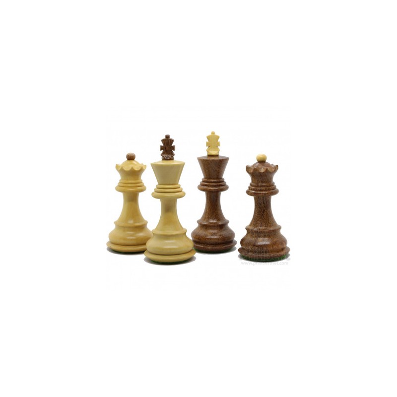 Pièces échecs Russian Zagreb Buis/ Accacia n°5