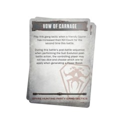 Necromunda : Spyre Hunting Party Gang Tactics Cards (anglais)