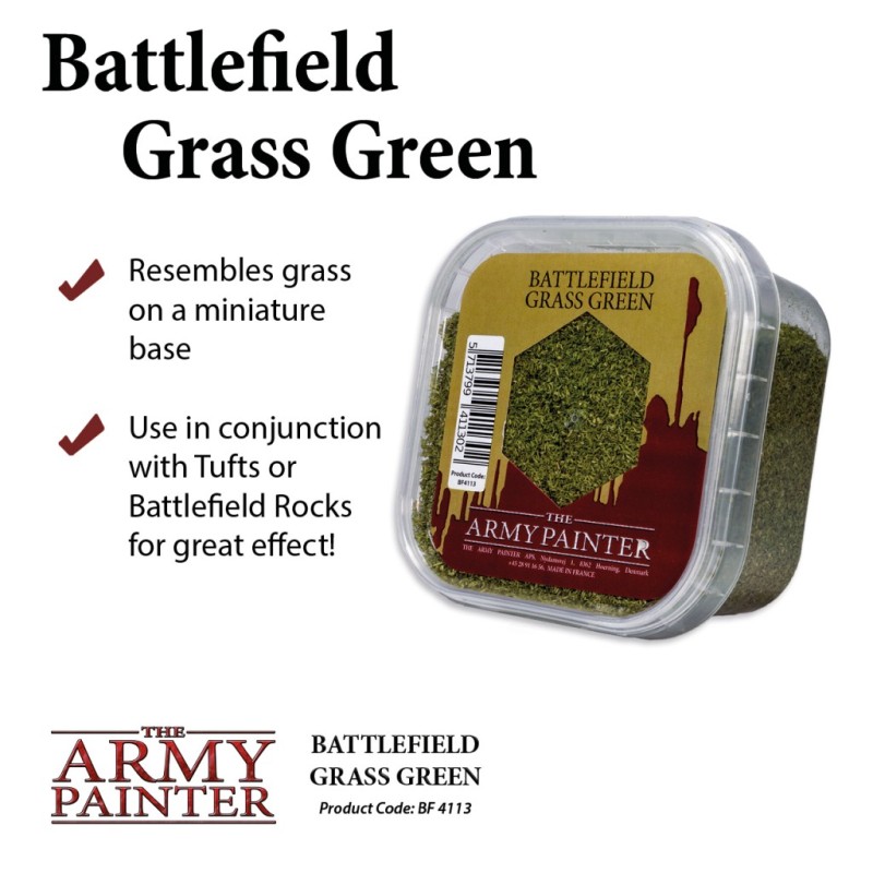 copy of Army Painter : Flocages - Battlefield Grass Green