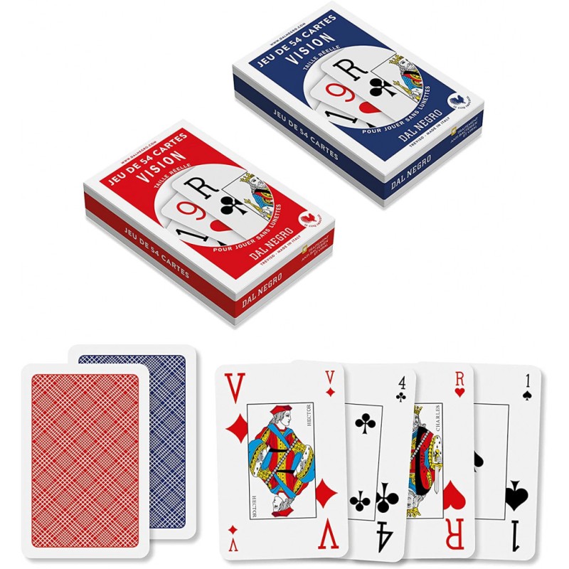 Coffret Rami - 2x54 Cartes - Vision - Le Coq Impérial