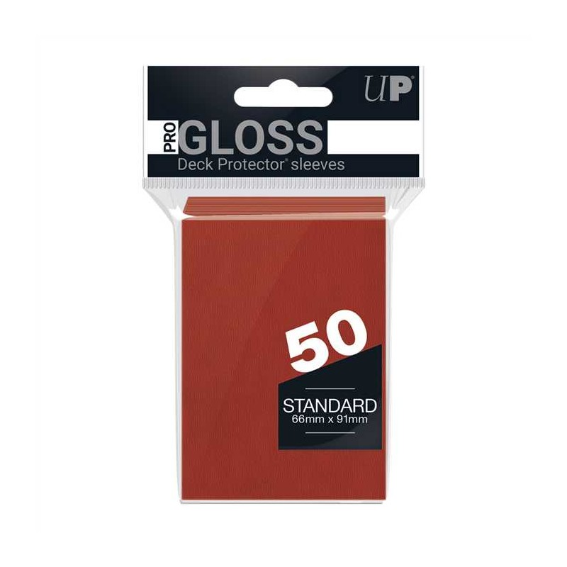 Ultra PRO : 50 sleeves Standard Rouge