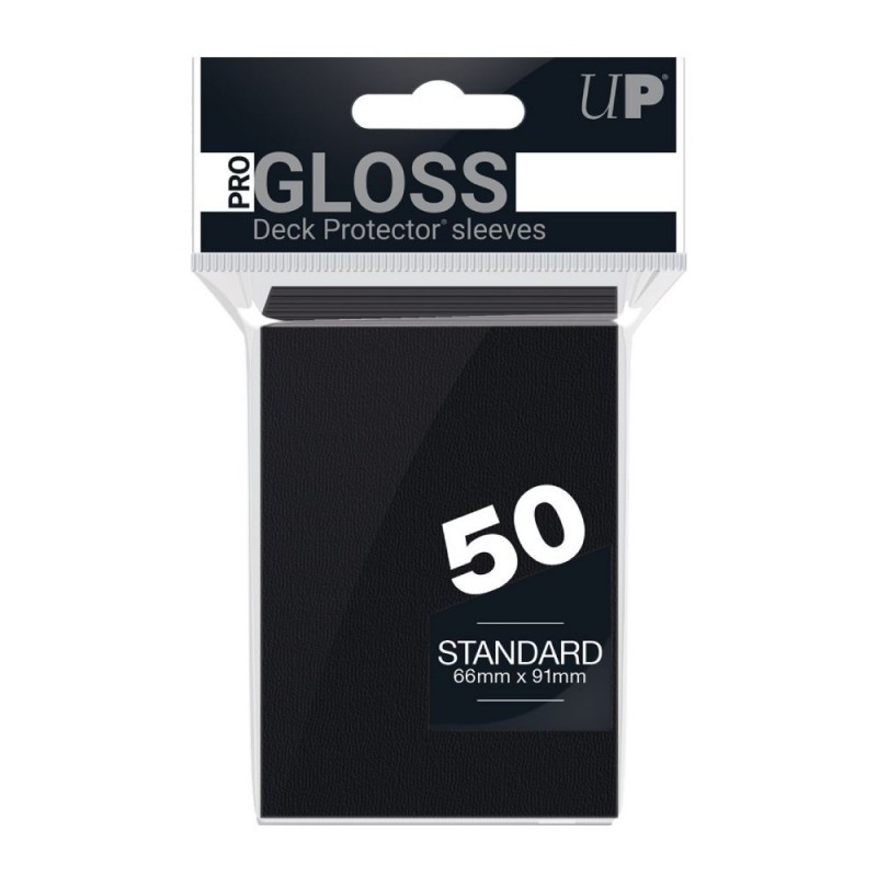 Ultra PRO : 50 sleeves Standard Noir