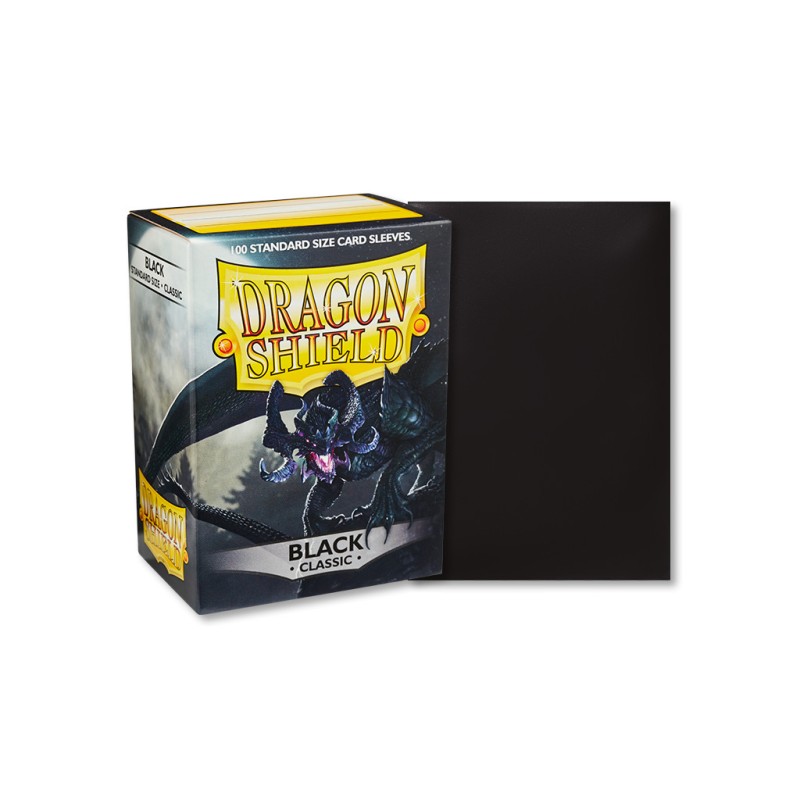 Dragon Shield : Sleeves Black Classic (Standard) x100