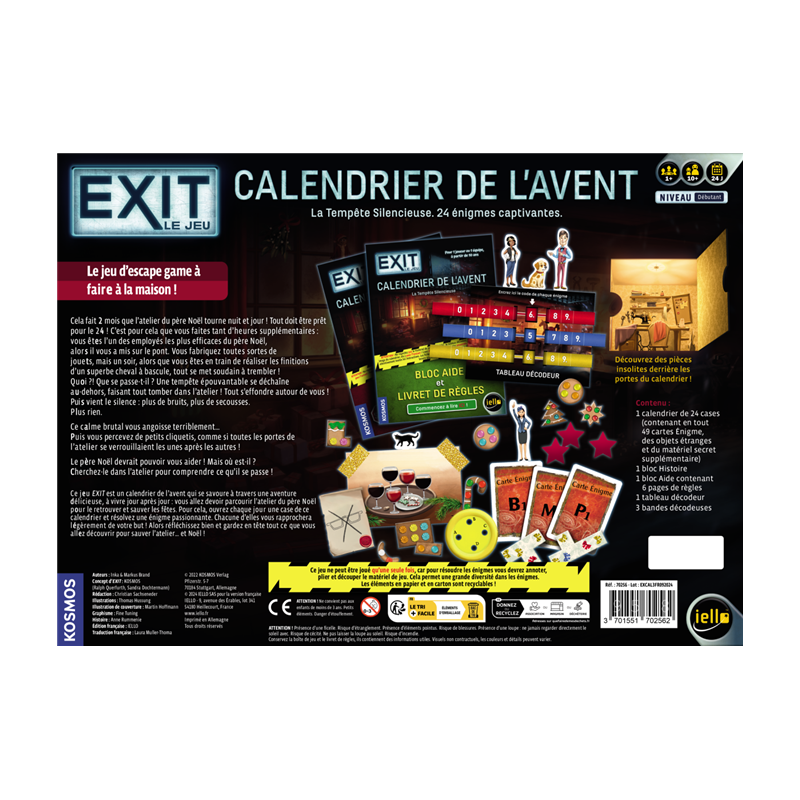 Exit : Calendrier de l'Avent - La Tempête Silencieuse