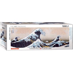 Puzzle 1000p - Katsushika Hokusai - La Grande Vague de...