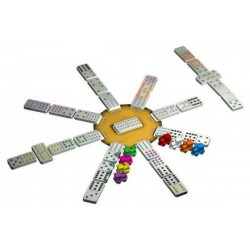 Dominos Mexican Train boite metal