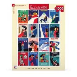 Puzzle 1000Pcs - Paul Thurlby - Europe is for Lovers