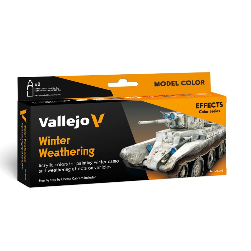 Vallejo - 70263 – Effects Color Series – Winter Weathering