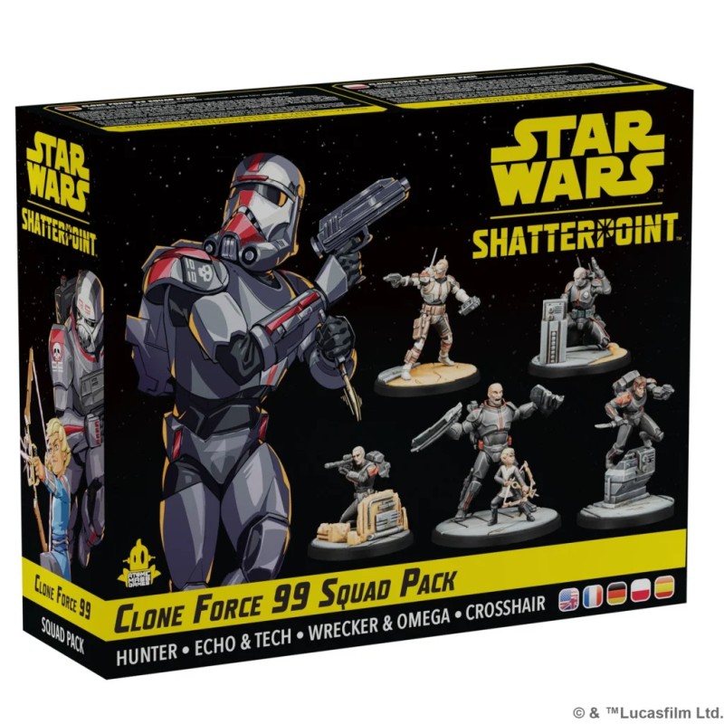 Star Wars Shatterpoint - Escouade Clone Force 99