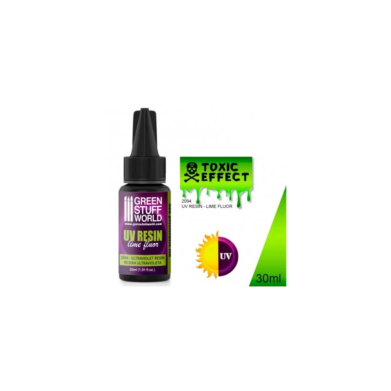 Green stuff world : Résine UV Fluorescente 30ml