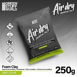 Green stuff world : Foam Clay Gris 250gr - Matériau...