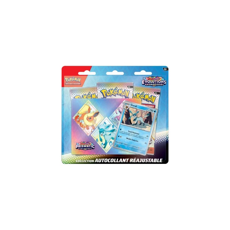 Pokémon : Évolutions Prismatiques - Collection Autocollant repositionable - tripack