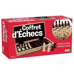 SMIR - Coffret Echecs Bois 30x15