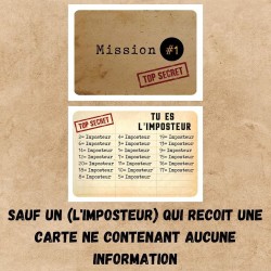 🎭 L’Imposteur – Jeu de bluff, de mots et de malice